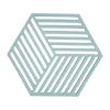 Hexagon pannenonderzetter, Fog blue