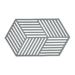 Hexagon pannenonderzetter groot, Cool Grey