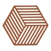 Hexagon pannenonderzetter, Terracotta