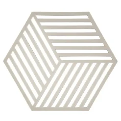 Hexagon pannenonderzetter, warm grey (warmgrijs)
