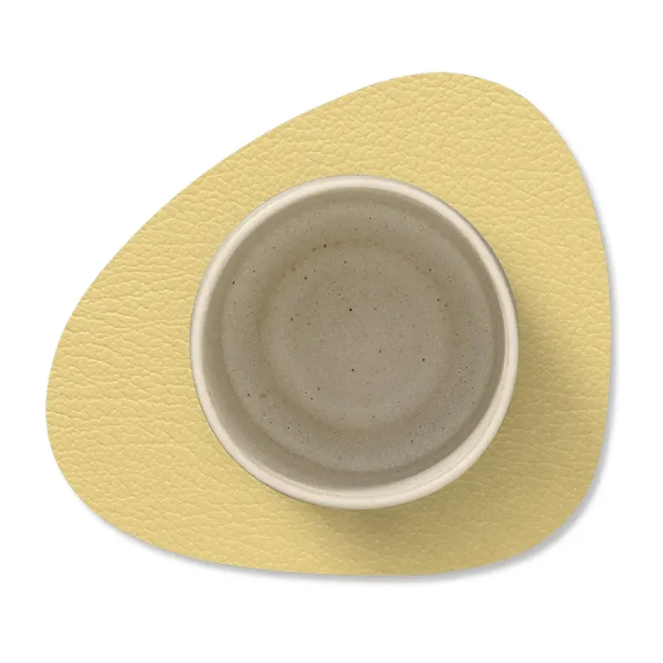 Hippo onderzetter (glazen) curve, Goud