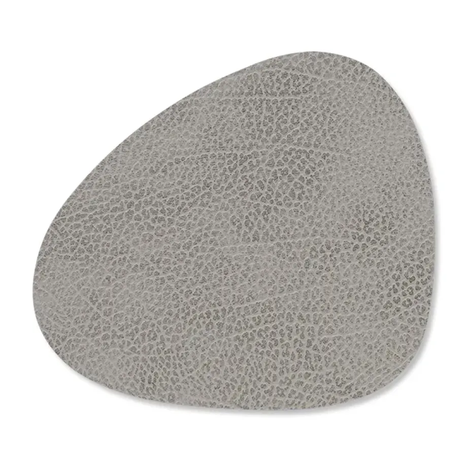 Hippo onderzetter (glazen) curve, antraciet