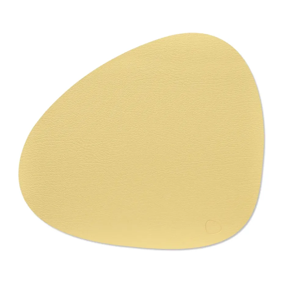 Hippo placemat curve, Goud