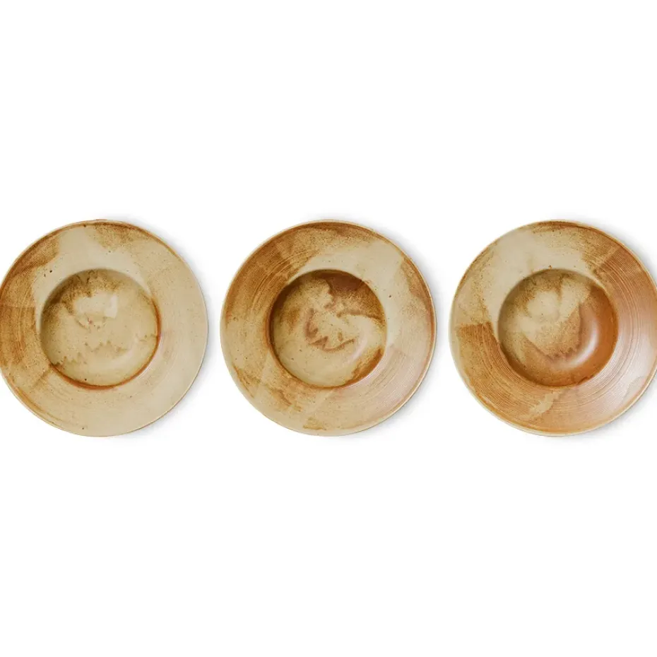 Home Chef pastabord Ø28,5 cm, Rustic cream-brown