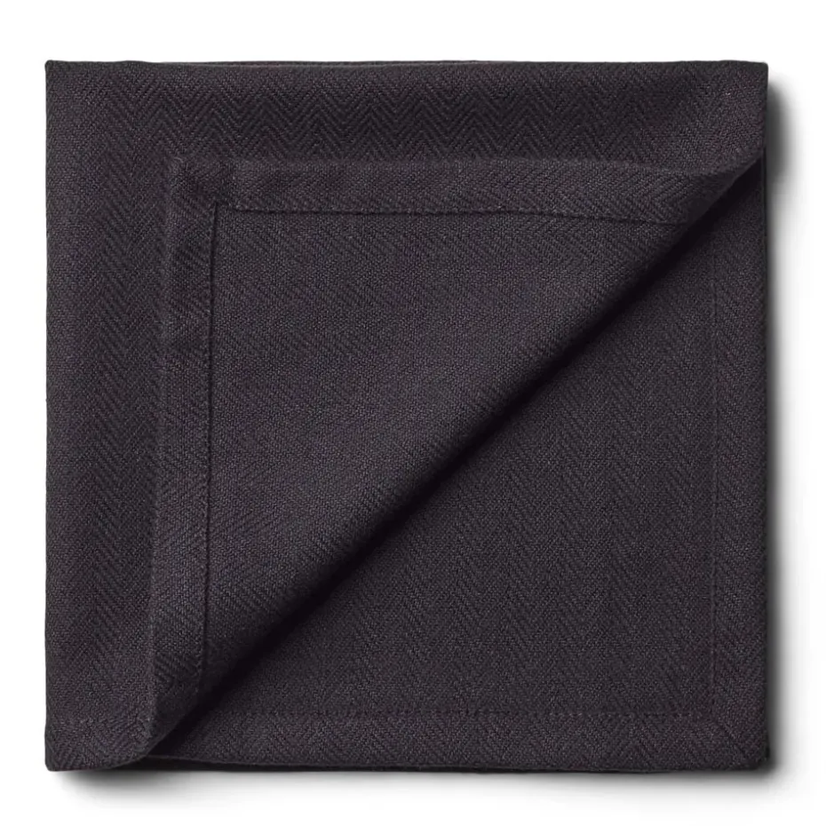 Humdakin stoffen servet 40x40 cm 2-pack, Coal