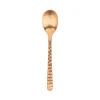 Hune theelepel, Copper hammered