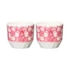 Huvila eierdop 2-pack, Roze-wit