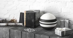 Iconic La Boule servies 7-delig, Zwart-wit