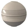 Iconic La Boule servies 7-delig, Pure beige