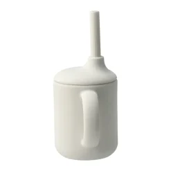 Idun beker met rietje siliconen 120 ml, Vanilla