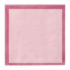 Iittala papieren servet, Pink-roze, 33 cm, 20-pack