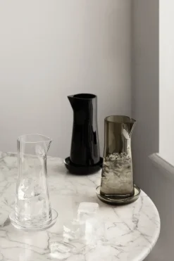 Informal karaf met schaaltje 1 L, Zwart