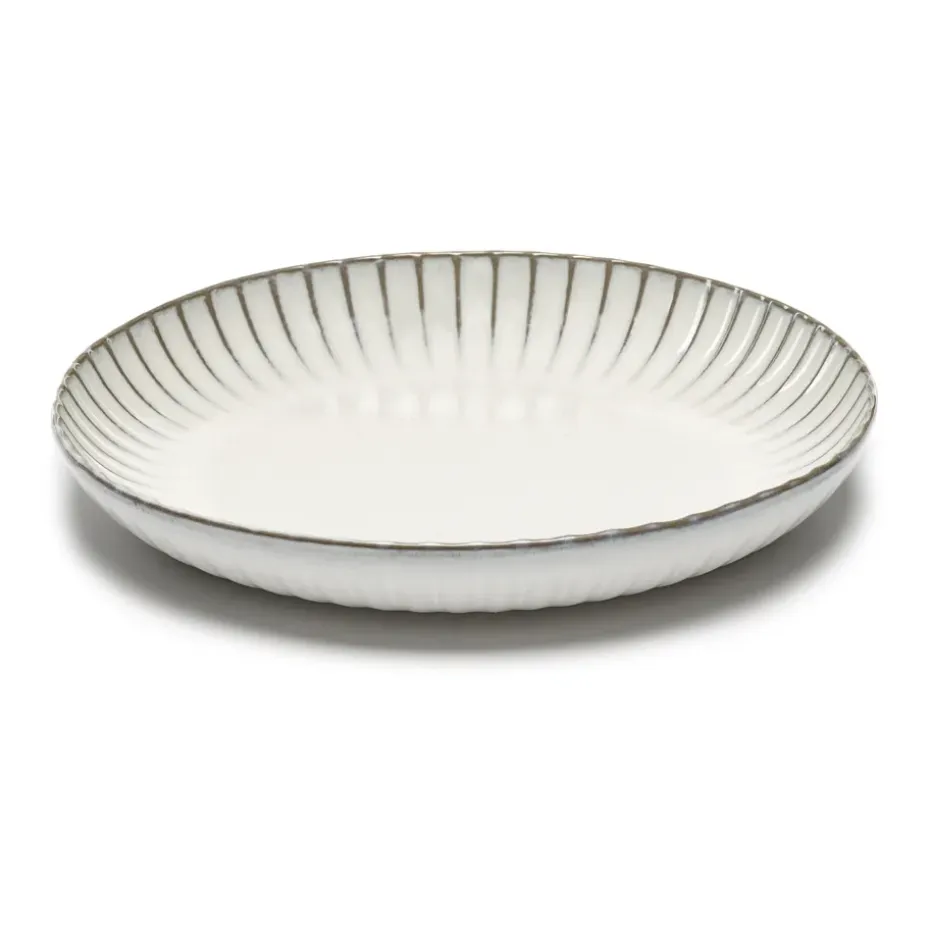Inku serveerschaal M Ø32 cm, White