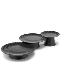 Inku taartschotel L Ø24 cm, Black