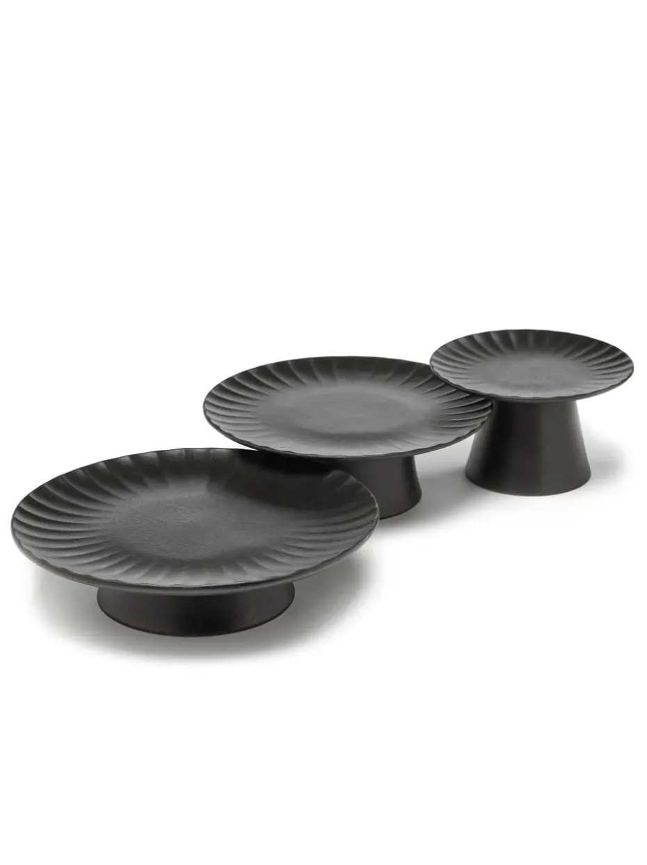 Inku taartschotel L Ø24 cm, Black