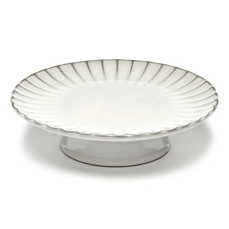 Inku taartschotel L Ø24 cm, White