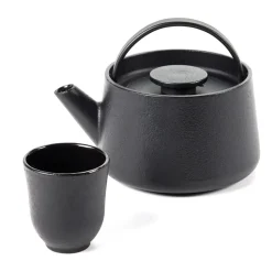 Inku theekan gietijzer 80 cl, Black