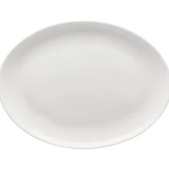 Jade serveerschotel 35 cm, Wit