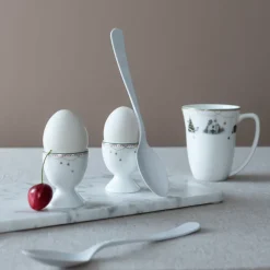 Julemorgen eierdopje 2-pack, Wit