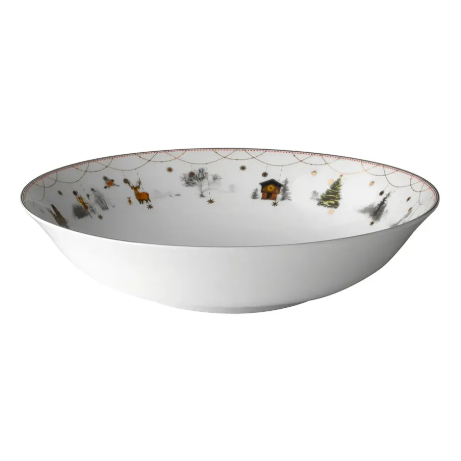 Julemorgen serveerschaal laag, Ø27 cm