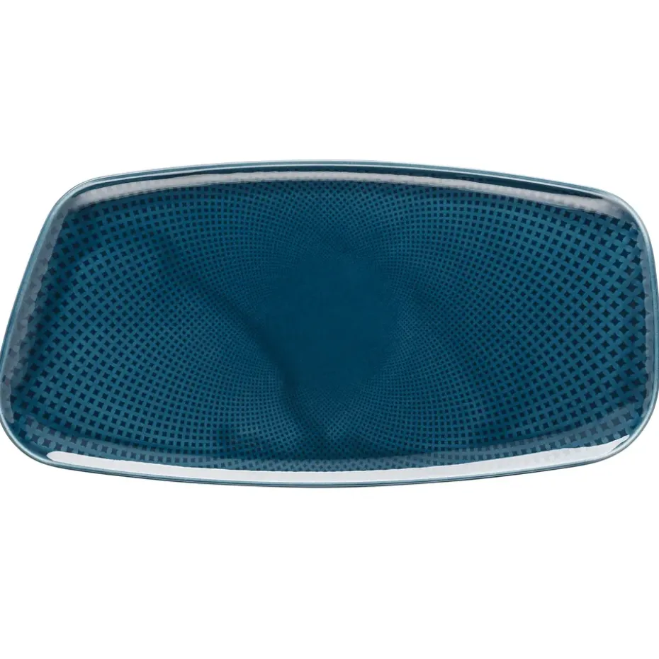 Junto serveerplateau, Ocean blue