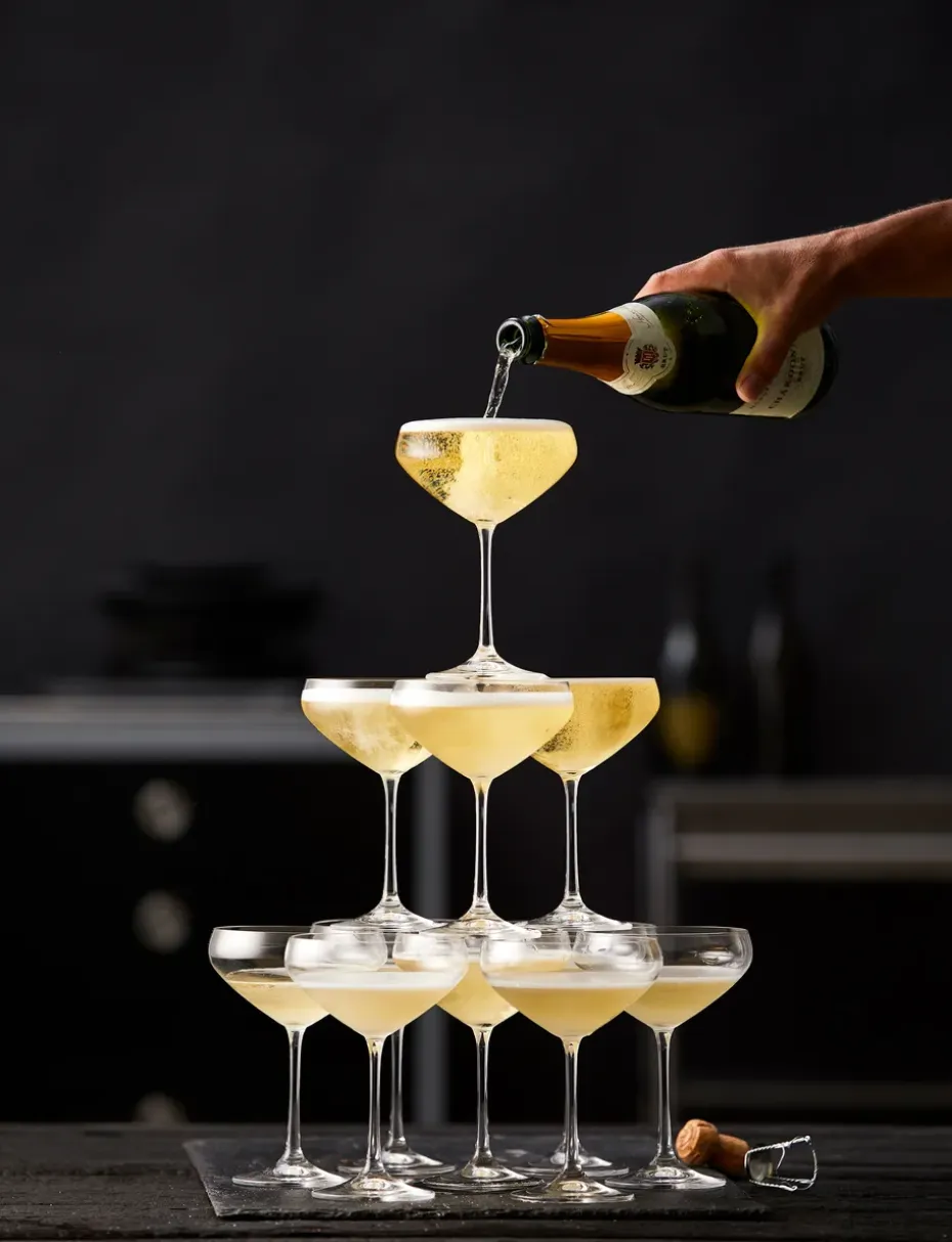 Juvel champagneglas coupe 34 cl 4-pack, Kristal
