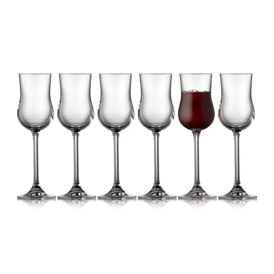 Juvel portglas 9 cl 6-pack, Kristal