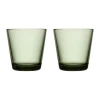 Kartio drinkglazen 21 cl 2-pack, Dennengroen