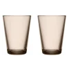 Kartio drinkglazen 40 cl 2-pack, Linnen
