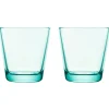 Kartio drinkglazen 21 cl 2-pack, water green (groen)