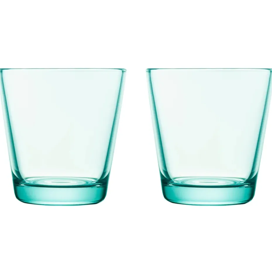 Kartio drinkglazen 21 cl 2-pack, water green (groen)