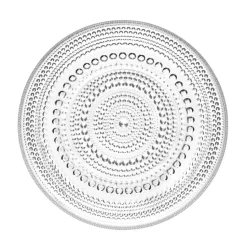Kastehelmi bord klein - Ø24,8 cm, clear (helder)