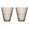 Kastehelmi glas 30 cl, 2-pack, Linnen