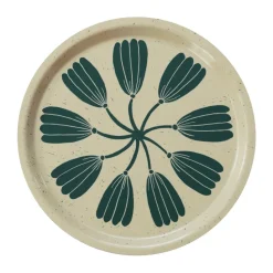 Krans dienblad Ø31 cm, Yellow-green