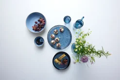 Kusintha serveerschaal rond Ø30 cm, Blue