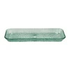 Kusintha serveerschotel rechthoekig 14x38 cm, Green