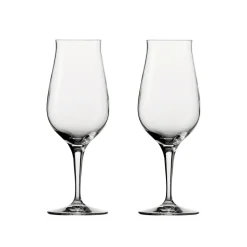 Laag snifterglas voor whisky, 2 stuks, transparant