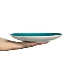 Lace schaal, 34 cm, Ocean