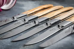 Laguiole By Hâws grillvork 6-pack, Olijf