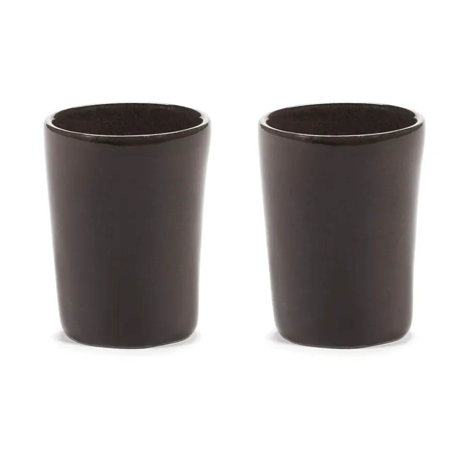 La Mère espressokop 7 cl 2-pack, Dark brown