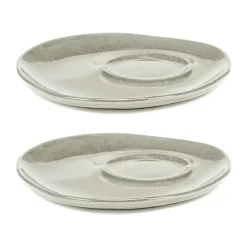 La Mère schotel voor koffiekop Ø14,5 cm 2-pack, Off white
