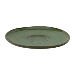 Lave koffieschoteltje 15,5 cm, Groen