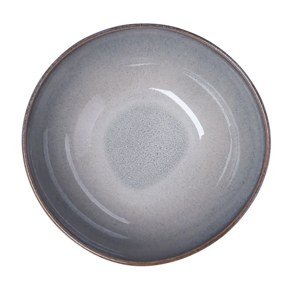 Lave serveerschaal Ø25,5 cm, Beige