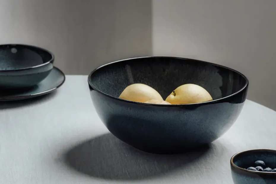 Lave serveerschaal Ø25,5 cm, Gris