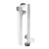 Leaf saladebestek, Brushed Steel