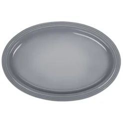 Le Creuset Signature grote serveerschaal 46 cm, Mist gray