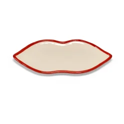 Les Objets Mouleversants dienblad L, Red-white
