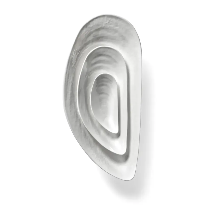 Les Objets Mouleversants Marcel kom M 14x30,5 cm, White