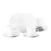 Life koffieservies 18-delig, Wit