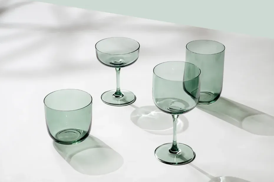 Like champagneglas coupe 10 cl 2-pack, Sage